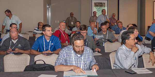 Attendees Attendees during the 2018 Annual Training Conference